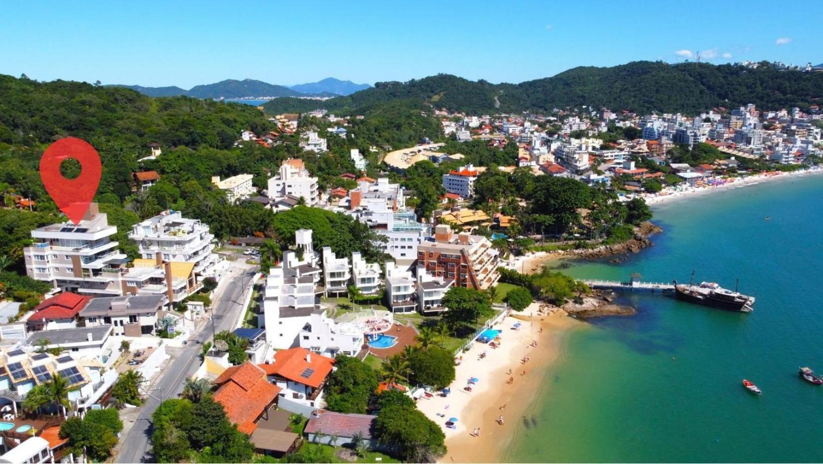 1083 - Apartamento Com Vista Para O Mar Em Bombinhas Εξωτερικό φωτογραφία